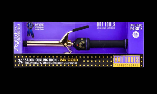 Hot Tools Professional Gold Spring .75" Curling Iron